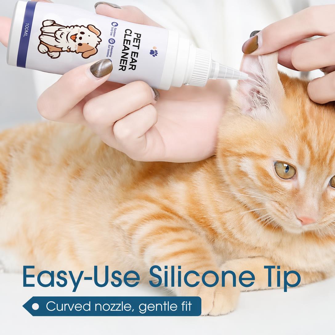 Gentle Pet Ear Wash I Odor-Free Cleaning for Dogs & Cats