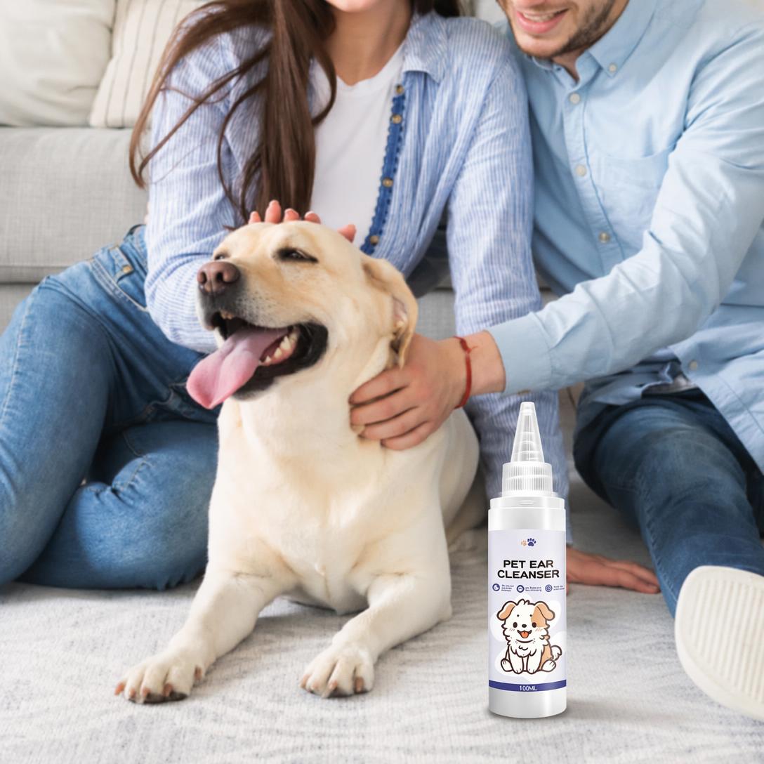 Gentle Pet Ear Wash I Odor-Free Cleaning for Dogs & Cats