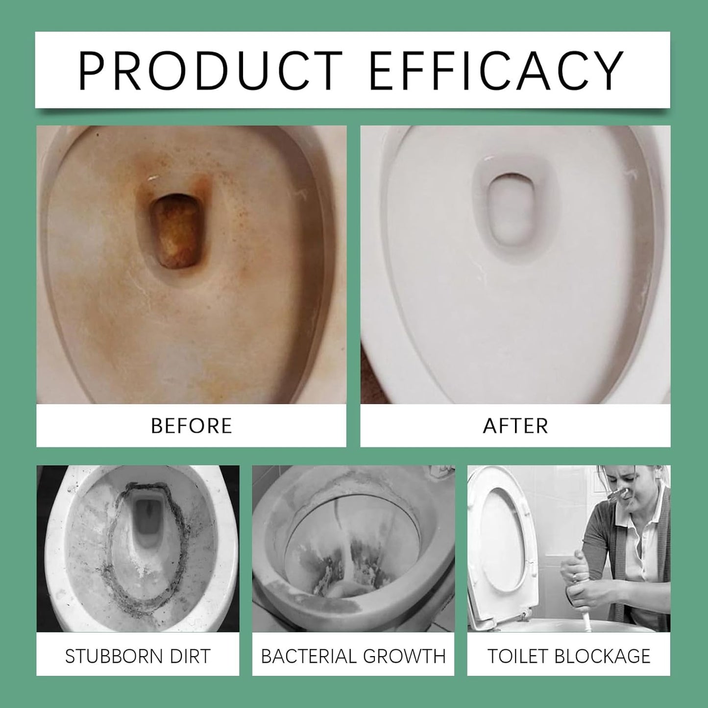Oxalic Acid Bathroom Cleaner, Powerful Stain Remover✨