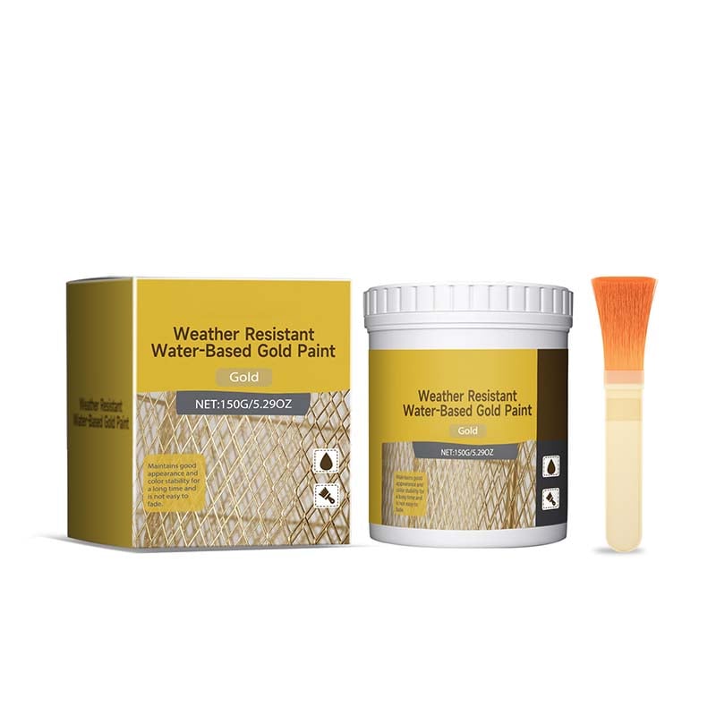 🎨🏡Water-Based Weather-Resistant Gold Paint
