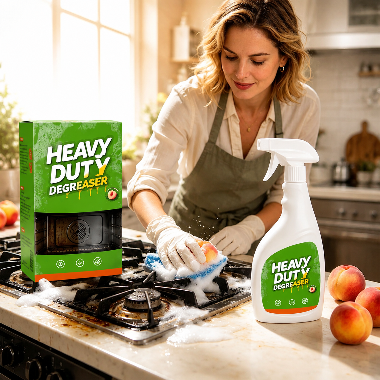 Heavy duty degreaser-Range Hood Cleaner Spray🧼🚀